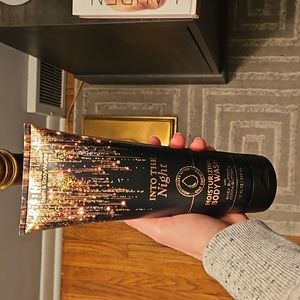 NEW into the night moisturizing body wash bath and body works